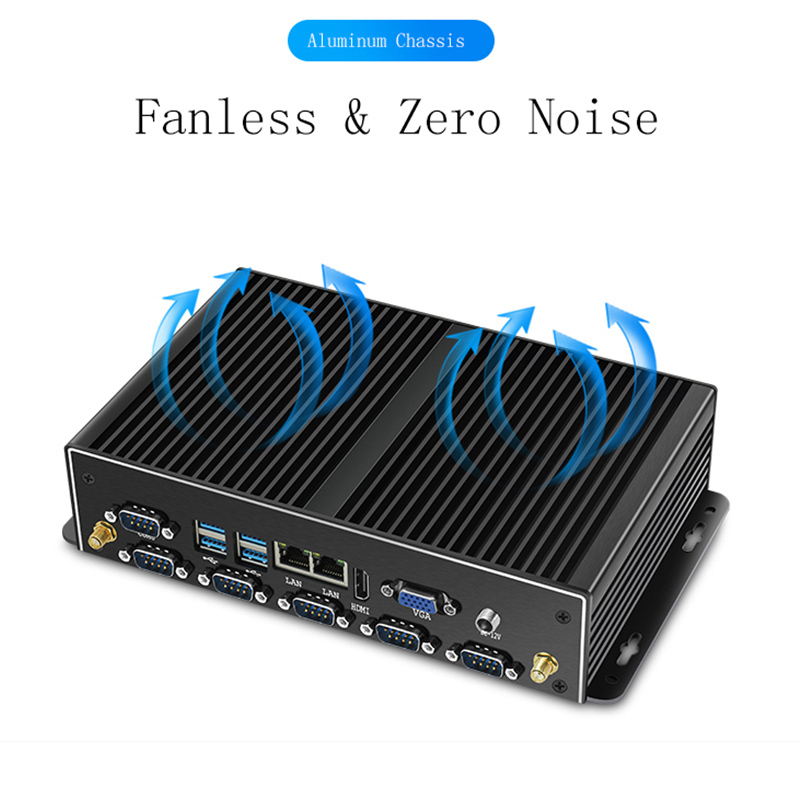 Mini-Industrie-PC Lüfterlos Du – Fanless Industrial Pc Rs485 Core I7 Bewertung und Preis